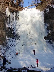 Geotop Zillhauser Wasserfall Im Winter, Zillhausen (Balingen)