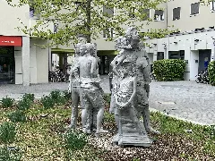 Ger — By — Oberbayern — München — Sendling — Am Westpark (Kunstwerk Westpark Clouds) 2020