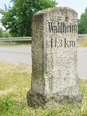 Geringswalde Leipziger Strasse Halbmeilenstein