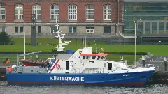German Coast Guard Vessel Eider In Kiel