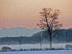 Germering Am 12.12.12 Um 17 Uhr Abends; Im Hintergrund Das Wettersteingebirge Germering On 12 12 12 By 17 Clock Evening, In The Background The Wettersteingebirge (8268593709)