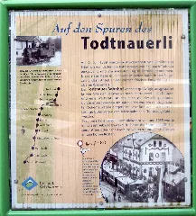 Geschichtstafel Zum Todtnauerli, Am Heutigen Busbahnhof Todtnau
