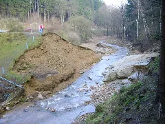 Glashütte Bresche Dammbruch