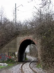 Gleis Vom Unterwerk Unter Der Höllentalbahn Richtung Hauptbahnhof Freiburg