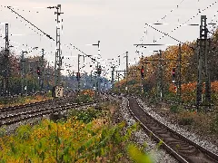 Gleise Bahnhof Duisburg Buchholz Süd