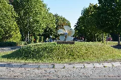 Glückstadt, Ein Kreisverkehr Nik 3226