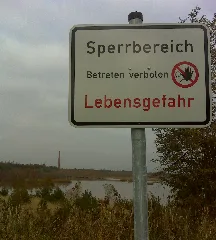 Graureihersee Lmbv Schild