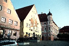 Greding, Gasthof "Zum Bayerischen" Und Stadtschloss
