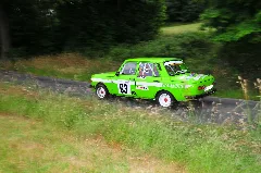 Green Wartburg 353 With Danny Raupach And Christian Modes During The Vogtlandrallye 2008
