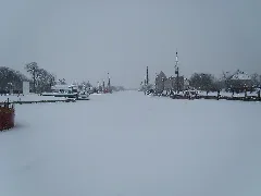 Greifswald Museumshafen Ryck Zugefroren January 2010 Sl273501