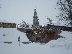 Greifswald Wallbrücke Rubenowstraße Mit Dom St. Nikolai January 2010 Sl273570