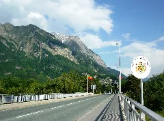 Grenze Liechtenstein, Balzers