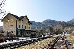 Grünau Ia Aufnahmsgebäude Lokschuppen