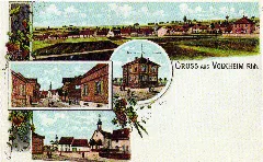 Gruss Aus Volxheim Postcard 1902