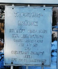 Guentherz 2011 01 29 0022 Teesdorf Triestingbruecke Brueckentafel