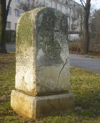 Guentherz 2011 03 10 1303 Wien17 Dornbacher Strasse Alexander Lernet Holenia Park Grenzstein