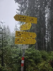 Guidepost Kreuzung Astberg