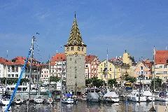 Hafen Lindau Am Bodensee Mit Mangturm, Seeseitig (2009)