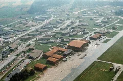 Hahn Air Base Aerial Barracks 1977