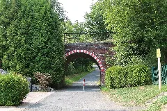 Haiger Eisenbahnbrücke Ziegeleistraße O. Nr. (Kd.he 161976 1 08.2015)