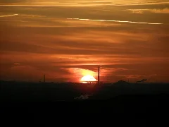 Haldehoheward Sonnenuntergang