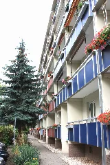 Halle Neustadt, Residential Complex In The Hibiskusweg