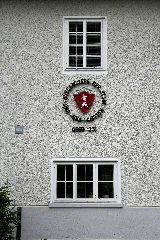 Hallein Pernerinsel Bürgerwehr 2014 05 07 Fassade