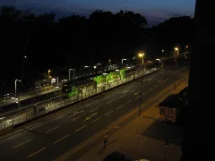 Hannover Straßenbahnhaltestelle Mecklenheidestraße Nacht 2008 07 28 Nacht