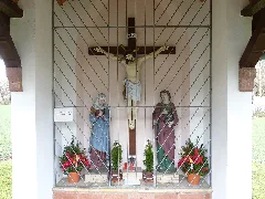 Harthausen Hanhofer Strasse Feldkapelle Kreuzigungsgruppe