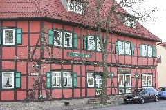 Harzgerode, Fachwerkbau Bürgerhof