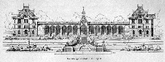Hasenberg Bahnhof (Westbahnhof) In Stuttgart, 1890
