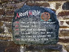 Hatzenport Aldorfmuehle Schild