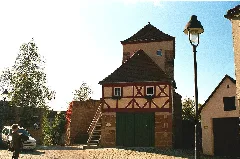 Hilpoltstein, A Part Of The Town Wall (Döderleins Tower)
