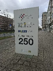 Hinweisschild Energie Campus Nürnberg