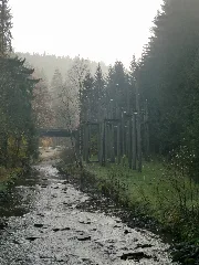 Hochseilgarten Nahe Der Strobelmühle Und Schwarze Pockau