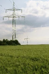 Hochspannungsleitungen Bei Sickingen