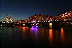 Hohenzollernbrücke In Köln