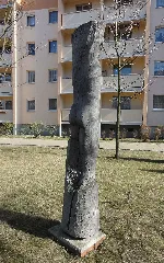Holzskulptur Männlicher Torso Von Frank Germann Beeskow 1