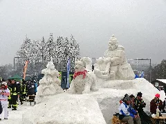Hundeschlitten Aus Schnee 3