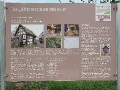 Infoboard Steinecker Mühle