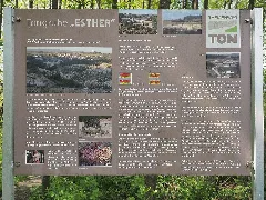 Infoboard Tongrube Esther
