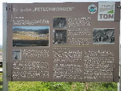 Infoboard Tongrube Petschmorgen