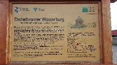 Infotafel Eschelbronner Wasserburg