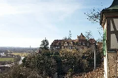 Ingersheim (Neckar) Kleiningersheim Schloss Ansicht Vom Schönblick Mit Weinbergpavillon