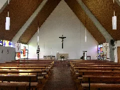 Interior Of Heilig Kreuz Kirche In Rottenacker