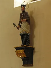 Johannes Nepomuk Statue In Der Pfarrkirche Vitis