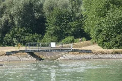 Kanal Neben Dem Rhein Bei Liedermatten, Waldshut (Channel Beside The Rhine At Lidermatten, Waldshut) Geo En.hlipp.de 12710