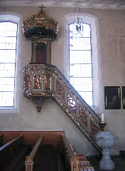 Kanzel Und Taufstein St. Anna In Hirschegg