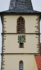Katholische Pfarrkirche Mariä Geburt In Künzelsau Amrichshausen Kirchturm Südseite