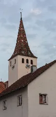 Kerktoren Van Wehrkirche. Locatie Kinding Opper Beieren Duitsland 01